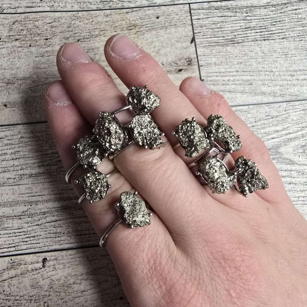 Pyrite Rings - Picture 3 of 5